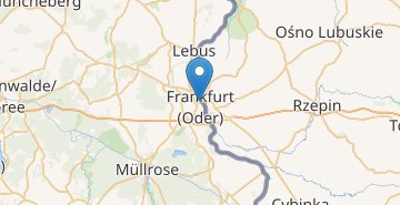 地图 Frankfurt am Oder