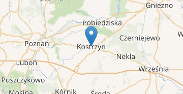 Map Kostrzyn