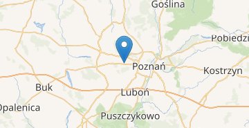 Map Poznan airport