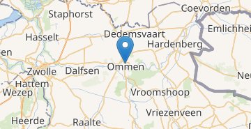 Mapa Ommen