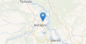 Карта Ангарск