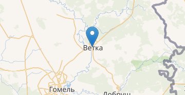 Mapa Vetka (Vetkovskiy r-n)