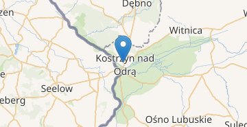 Карта Костшин