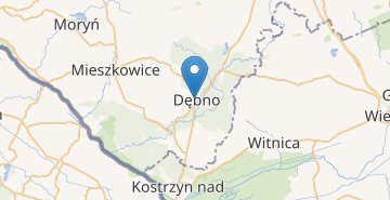 地图 Dębno