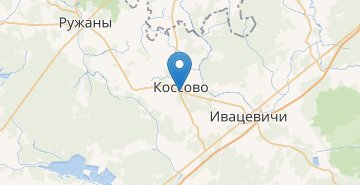 Mapa Kossovo