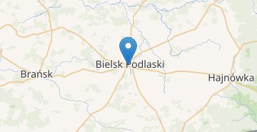 Mapa Bielsk Podlaski