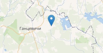 Mapa Bolshye Kruhovychy (Hantsevychskyi r-n)