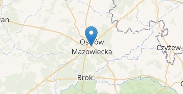 Map Ostrow Mazowiecka