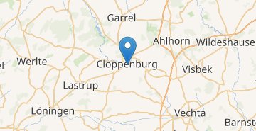 地图 Cloppenburg