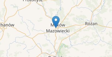 Map Makow Mazowiecki