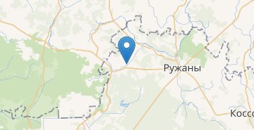 Mapa Mogilyovcy (Pruzhanskij r-n)