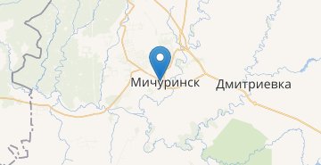 Мапа Мічурінськ