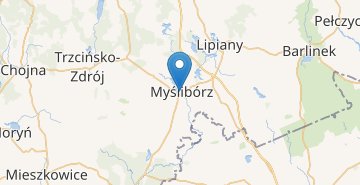 Mapa Mysliborz