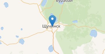 Mapa Shchuchinsk