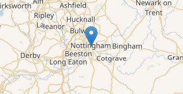 地图 Nottingham