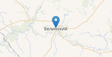Mapa Belinsky