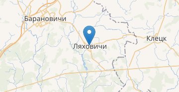 地图 Lyakhovichi (Lyakhovichskiy r-n)