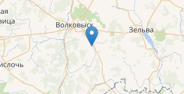 Map Izabelin, Volkovysskiy r-n GRODNENSKAYA OBL.