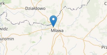 Mapa Mlawa