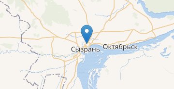 Карта Сызрань