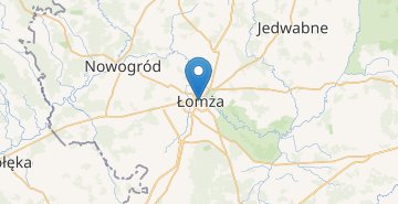 Mapa Lomza