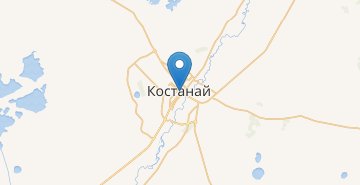Mapa Kostanay