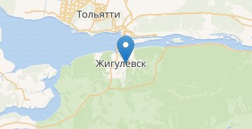 Mapa Zhigulyovsk