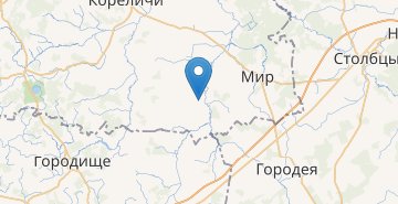 Map Bolshye Zhukhovychy (Korelychskyi r-n)