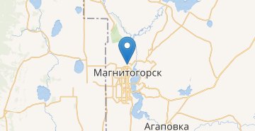 Map Magnitogorsk