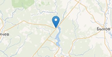 Map CHechevichi, Byhovskiy r-n MOGILEVSKAYA OBL.