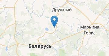 Карта Правдинский (Пуховичский р-н)