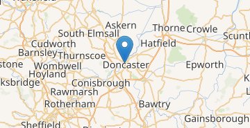 Mapa Doncaster