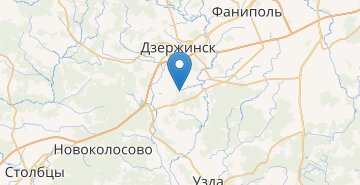 Mapa Adasevshchyna (Dzerzhynskyi r-n)