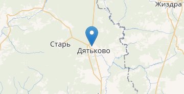Mapa Dyatkovo