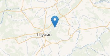 Mapa Bolshye Boiary (Shchuchynskyi r-n)