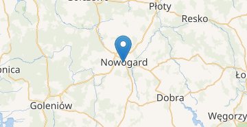 Mapa Nowogard
