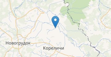 Mapa Avdeevichi (Novogrudskij r-n)