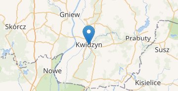 Mapa Kwidzyn