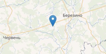 Mapa Novino (Berezinskij r-n)