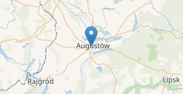 Mapa Augustow (podlaskie)