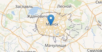 Mapa Minsk