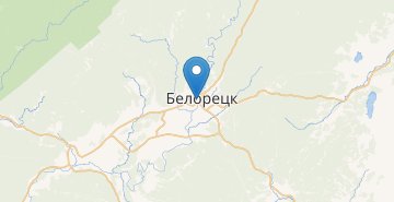 Mapa Beloretsk