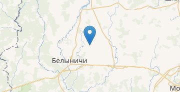 Mapa Bolshoi Kudyn (Belynychskyi r-n)