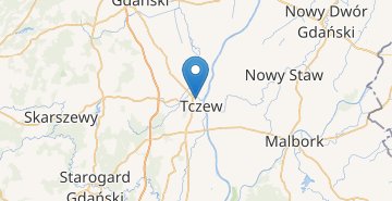 Mapa Tczew