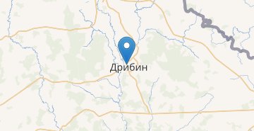 Карта Дрибин