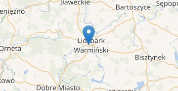 地图 Lidzbark Warminski