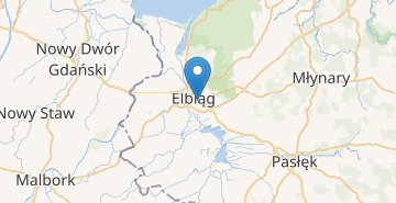 Mapa Elblag