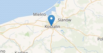Map Koszalin