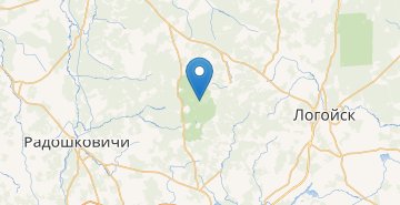 Мапа Хоруженці (Мінська обл)