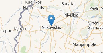 Карта Вилкавишкис